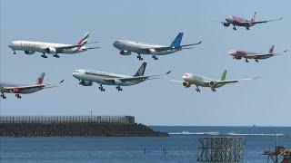 Nonton Pesawat Terbang Super Besar Landing di Bandara Ngurah Rai Bali 2020