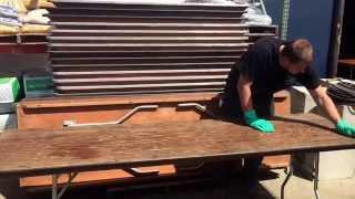 How to refinish party rental tables at Equipment & Event Rental in South Jersey