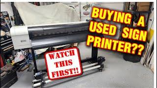 Watch This Before Buying A Used ECO-SOL Sign & Wrap Printer!