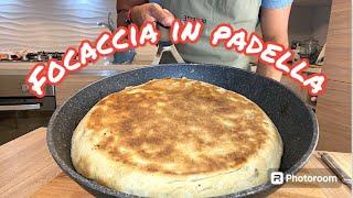 CENA leggera e sfiziosa  con questa focaccia in padella ripiena 