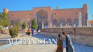 Walking outside the Shrine of Khwaja Abdullah Ansari of Herat