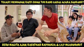 MENDADAK SIDAK KARYAWAN TIM RANS GARA2 TAYANGAN SAURANS GA TAYANG?? SERU NAGITA AJK ANAK2 NGABIBURIT