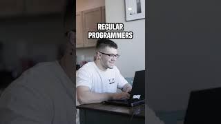 Regular Programmers VS Jake The Brogrammer #shorts #programming #coding