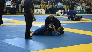 Michael Lacey IBJJF DC Open White Belt Ultra Heavy Finals