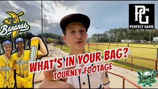 Perfect Game USA | WHATS IN YOUR BAG? | Savannah Banana footage | Dingers