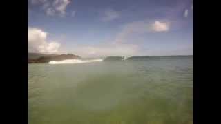 Alexa Fisher Surfing in Kauai