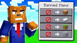 Minecraft But YOU Ban Items