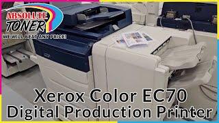 Xerox Color C70 EC70 Production Digital Laser Printer for Printing Business Cards and Flyers 2400dpi