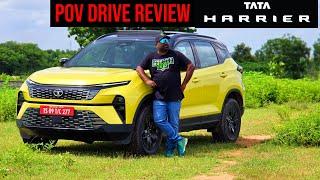 2024 Tata Harrier First Drive Review POV | Kryotec 170 Diesel Automatic | 170 bhp 350 Nm