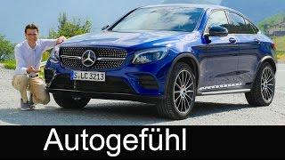 Mercedes GLC Coupé FULL REVIEW test driven all-new neu 250 & 350e 2016/2017