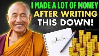 WRITE THIS MAGIC WORD to Manifest Miracles INSTANTLY!- Buddhist Teachings | ZenSpark