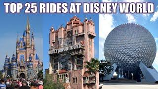 Top 25 Rides at Walt Disney World