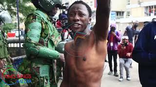 Niuwe unikule protestors dares police in Nairobi to kill them