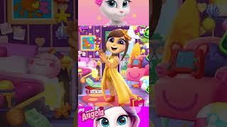 Angela is happy #angela #mytalkingangela #princess #shortsvideo #shortvideo #mytalkingtom #princessa