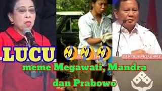 meme Megawati dan Mandra, Megawati Soekarnoputri pidato sindir Prabowo Subianto