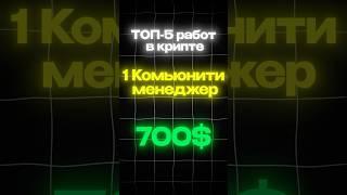Заработок в крипте. Комьюнити менеджер #crypto #bitcoin #криптовалюта #крипта