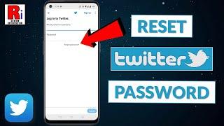 How to Reset Forgotten Password on Twitter