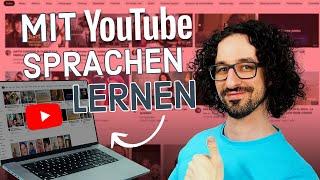 So lernst Du JEDE Sprache mit YOUTUBE (kostenloses Tool)