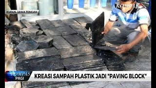 Kreasi Sampah Plastik Jadi Paving Block