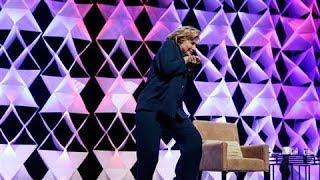 Woman Throws Shoe at Hillary Clinton During Speech