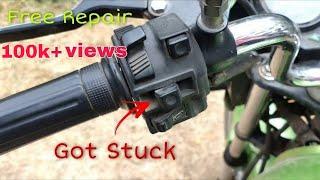 How to repair stucked indicator switch in zeero cost