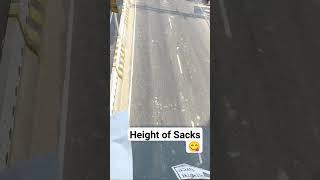 Height Of Sacks #highway #truck #race #trending #viral #besafe #becareful #shortsvideo