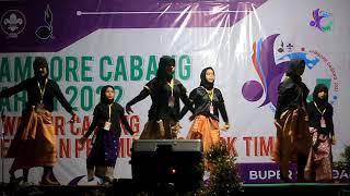 Pentas Seni Kegiatan Jambore Cabang Kwartir Cabang Lombok Timur 2022.