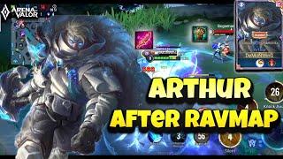 AOV : ARTHUR Gameplay After RAVMAP | New Patch Remodelled | Solo Lane Pro Gameplay | Arena Of Valor.
