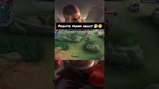 Paquito prank Argus Mobile Legend #shorts #mobilelegends #feedshorts #ml #mlbb