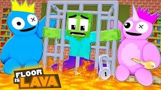 RAINBOW FRIENDS FLOOR IS LAVA Challenge