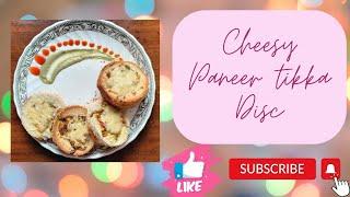 Cheesy Paneer Tikka Disc | Cook with Rachna | Quick snack | #withoutonionandgarlic #withoutoven