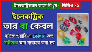 Electric wiring | Electric cable | best wire for house wiring | brb cable price list in bangladesh