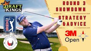 Round 3 Showdown | 3M Open | DraftKings | PGA | Strategy | Picks | Advice | Lineup | Recommendations