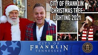 City of Franklin, Christmas Tree Lighting 2021