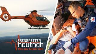 Einsatz mit dem Helikopter! Können die Notärzte den Patienten retten? | Lebensretter Hautnah | SAT.1