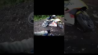 detik detik babang viral crash di hutan#motovlog #crash #viral #shorts