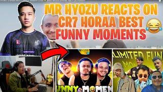 MR HYOZU REACTS ON CR7 HORAA BEST FUNNY MOMENTS  MR HYOZU FUNNY REACTION  HORAA GANG FUNNY KANDA 