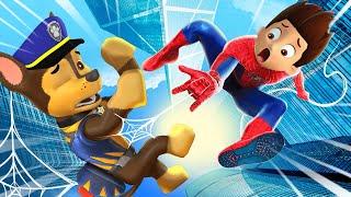 SPIDER-MAN RYDER Rescue CHASE, Please!! - Very Sad Story But Happy Ending | Paw Patrol 3D Animation