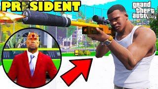Franklin Took Revenge FROM President in GTA 5 | SHINCHAN and CHOP