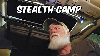 Stealth Camping Parking Lot Car Camping