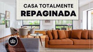 Casa CONTEMPORÂNEA, integrada e com PAISAGISMO abundante 