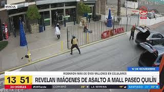 Revelaron imágenes de asalto a Mall Paseo Quilín | 24 Horas TVN Chile