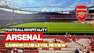 Arsenal Premium Seats review | Cannon Club Level | The Padded Seat