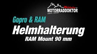 Gopro Helmhalterung & RAM Mount Claw | MotoVlog Zubehör | #motorraddoktor