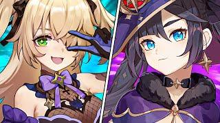 Fischl and Mona are pure MEME material | Summer Fantasia Funny moments - Genshin Impact voice lines