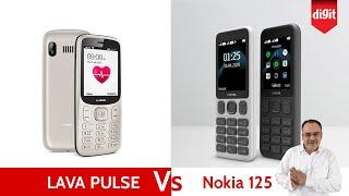 Lava Pulse Vs Nokia 125 full specification comparison [Hindi - हिन्दी]