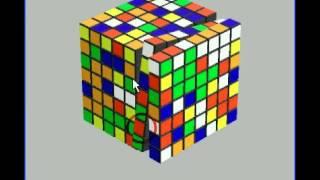 Rubik's Cube 7x7x7 Solve