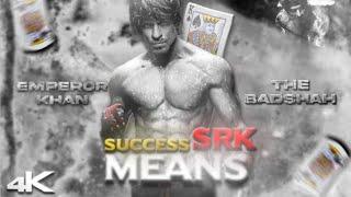 SUCCESS MEANS SRK  | 4K | #srk #viral #fyp #trending