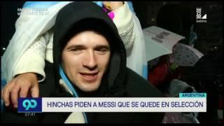 ¿Qué hacen los argentinos para que Lionel Messi vuelva a la selección?