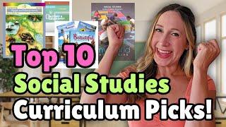 HOMESCHOOL SOCIAL STUDIES - 10 Curriculum Picks for History and Geography for 2024/2025!